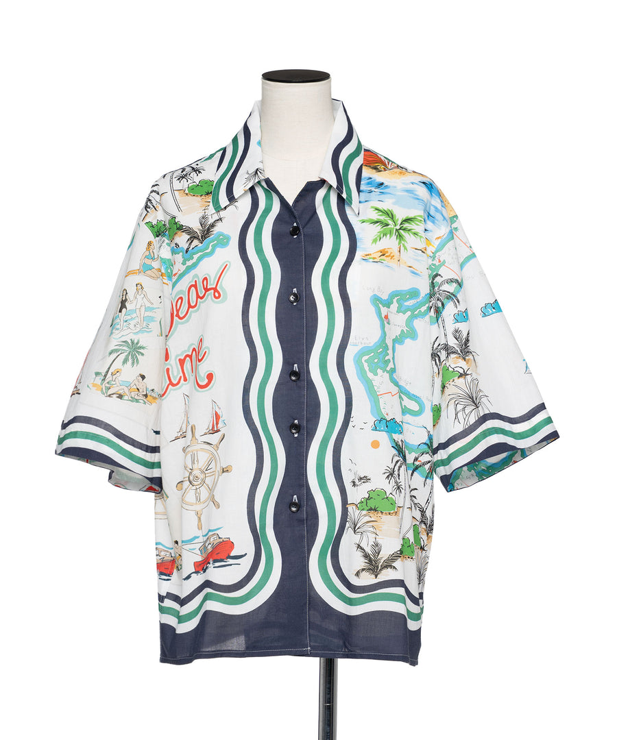 PALMA PANEL SHIRTS｜muller of yoshiokubo(ミュラーオブヨシオクボ 