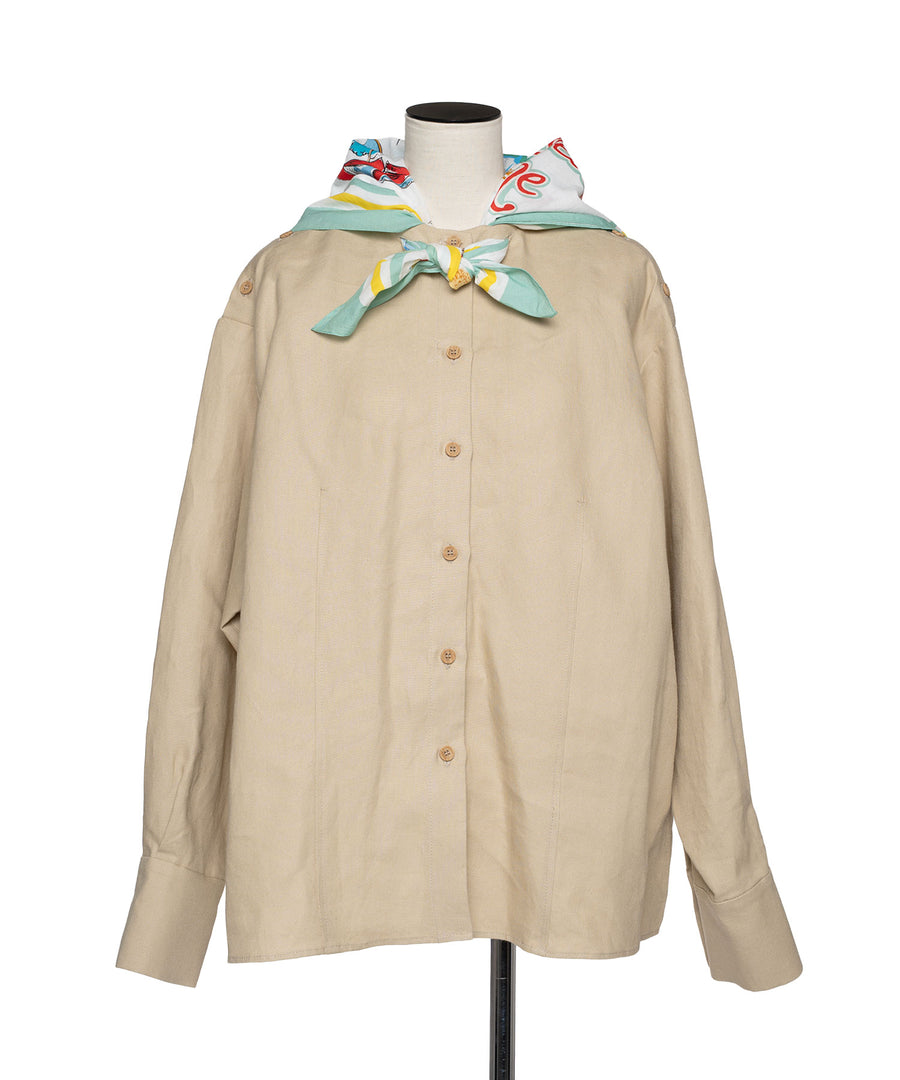 2WAY SHIRTS W/PALMA SCARF｜muller of yoshiokubo(ミュラーオブ