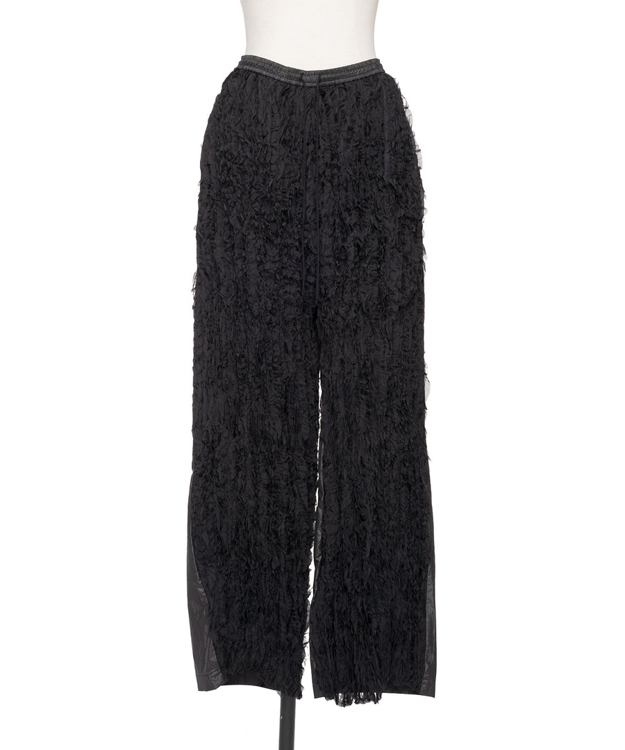 RUFFLE CHIFFON PANTS｜muller of yoshiokubo(ミュラーオブヨシオクボ