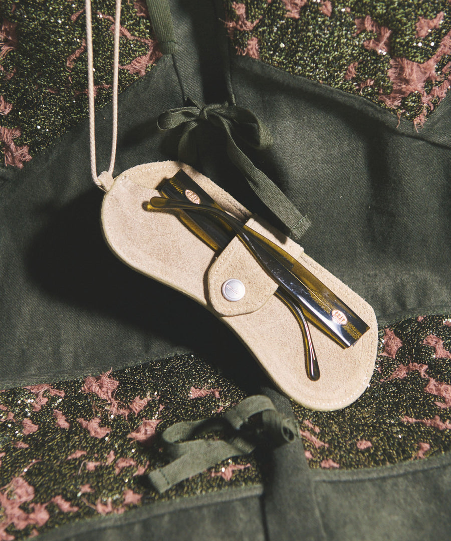 Glasses Case in Suede
