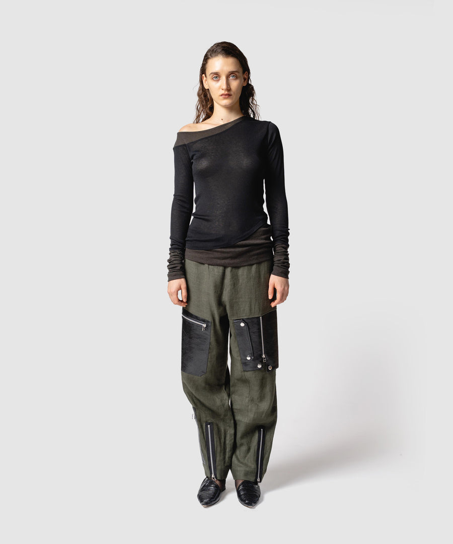 ASYMMETRY RIB TOP
