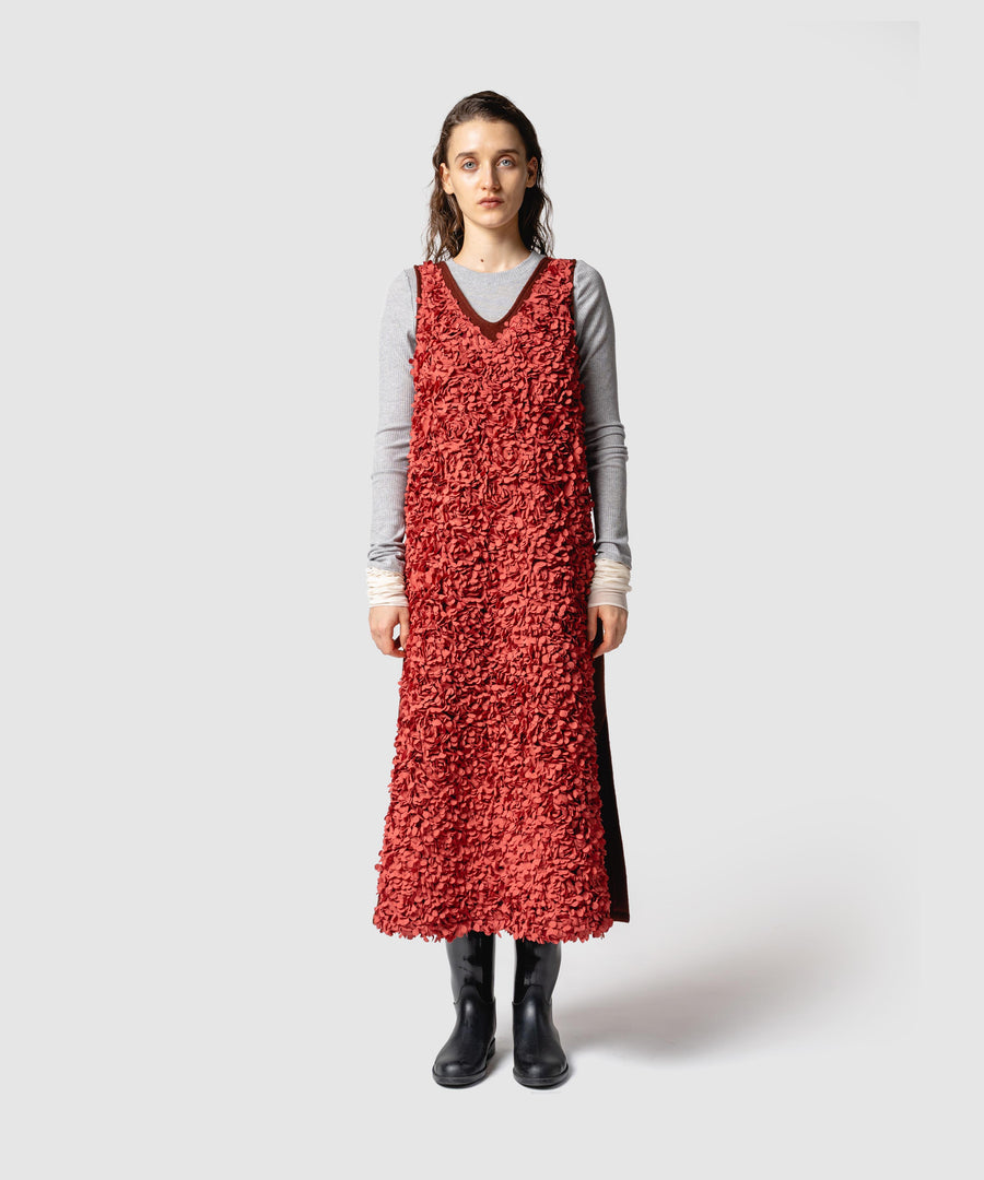 FLOWY FRILLED DRESS