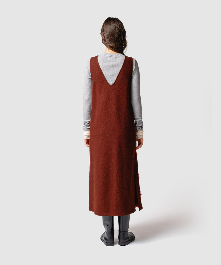 FLOWY FRILLED DRESS