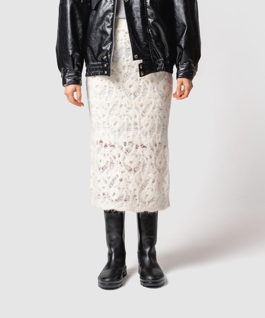 MOHAIR LACE SKIRT