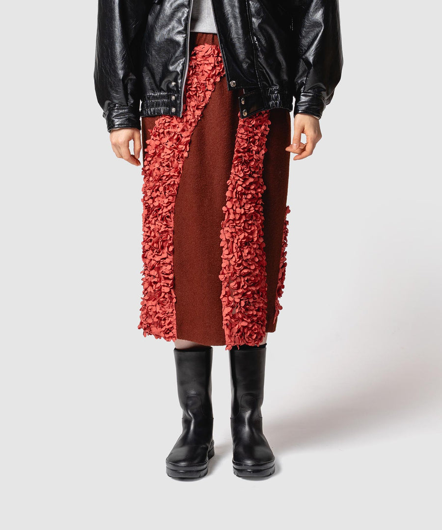 FLOWY FRILLED SKIRT
