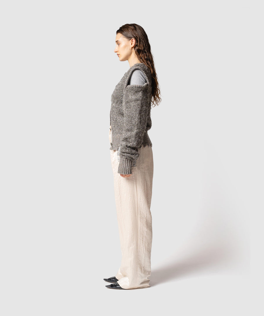 glitter knit cardigan