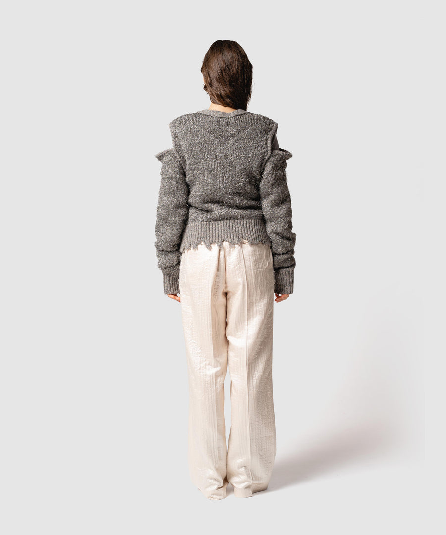 glitter knit cardigan