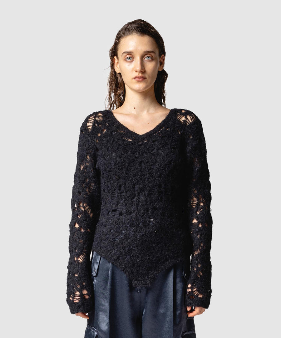 MOHAIR LACE BODY SUIT