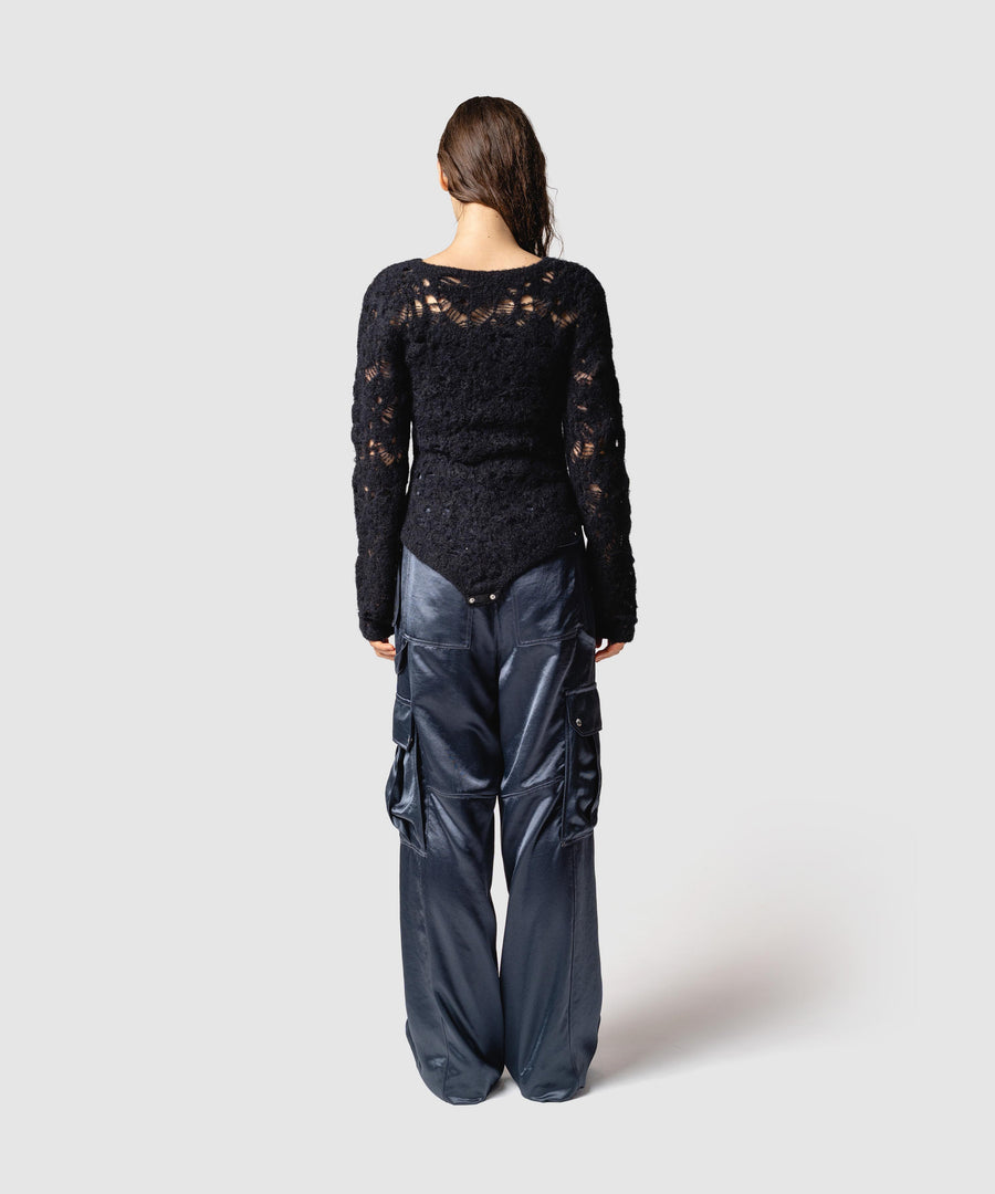 MOHAIR LACE BODY SUIT
