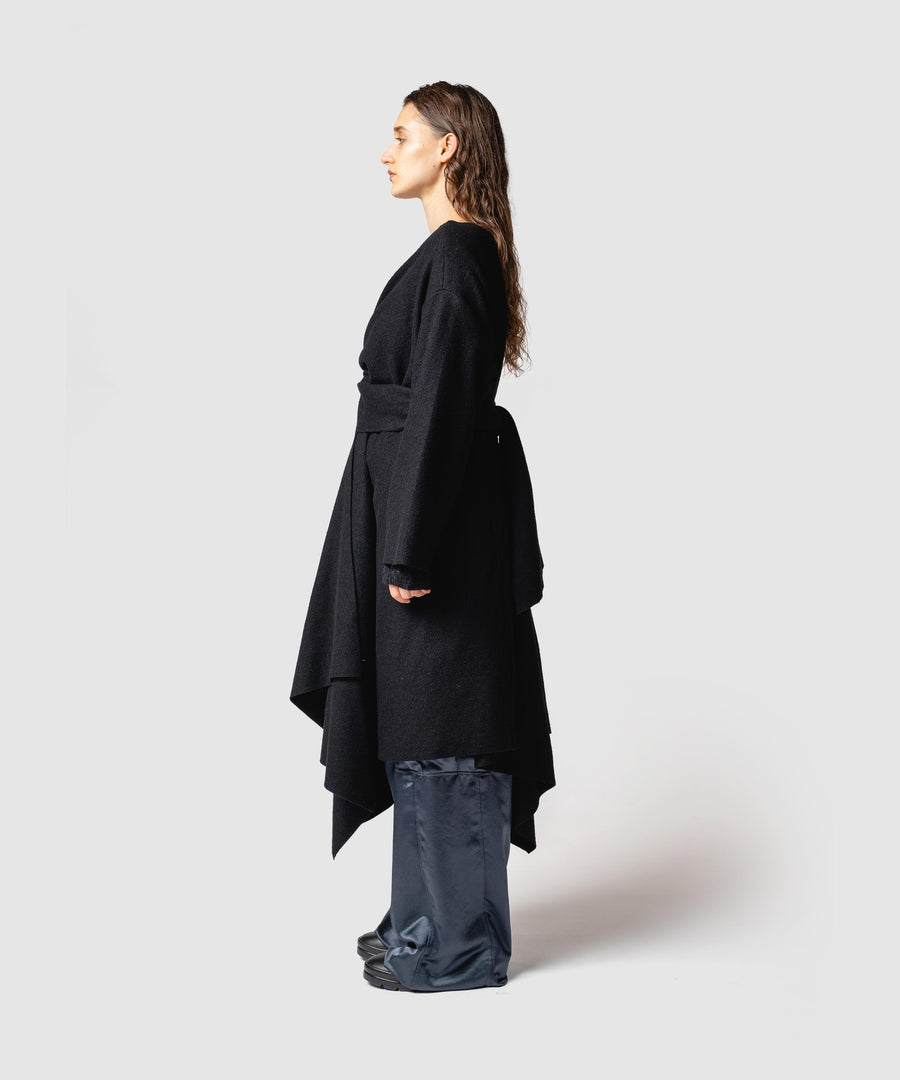 WOOL WRAP DRESS