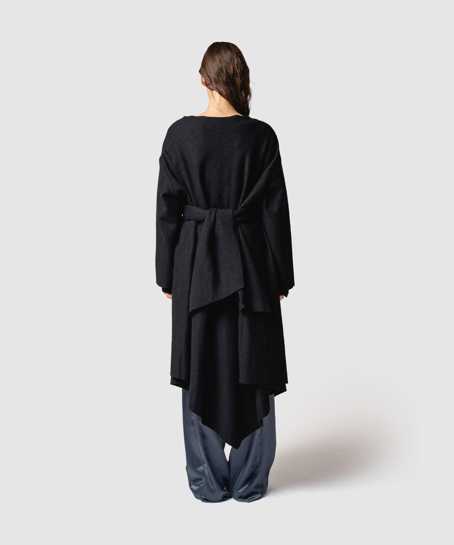 WOOL WRAP DRESS