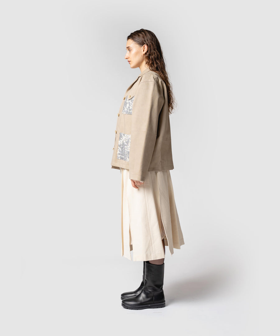 RADIANT SUEDE COAT