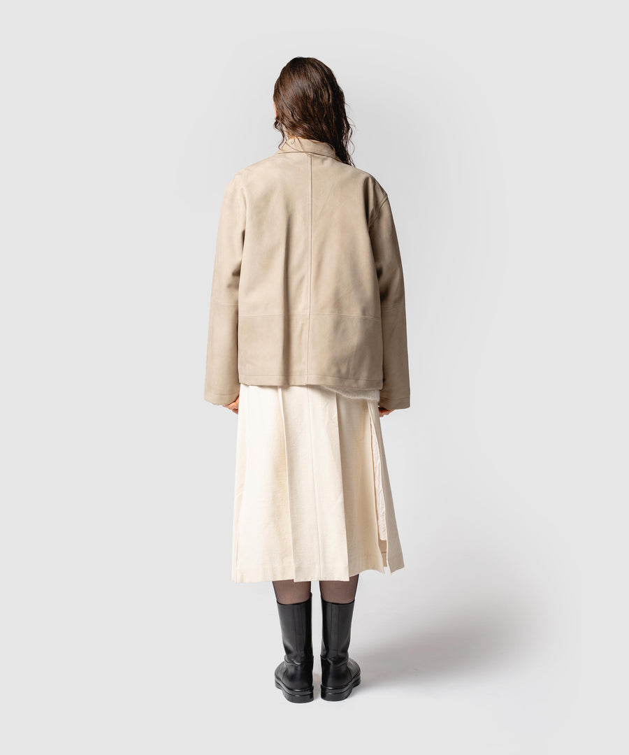 RADIANT SUEDE COAT