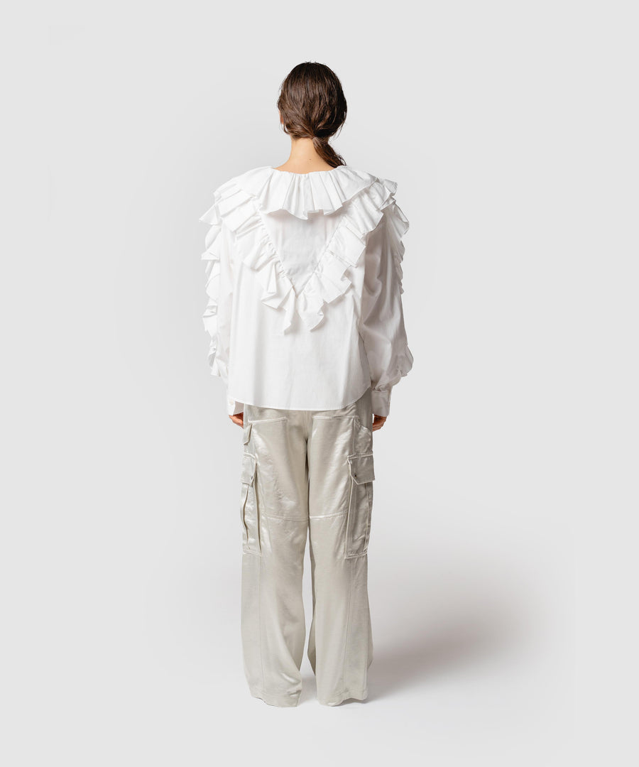 FRILLED BLOUSE