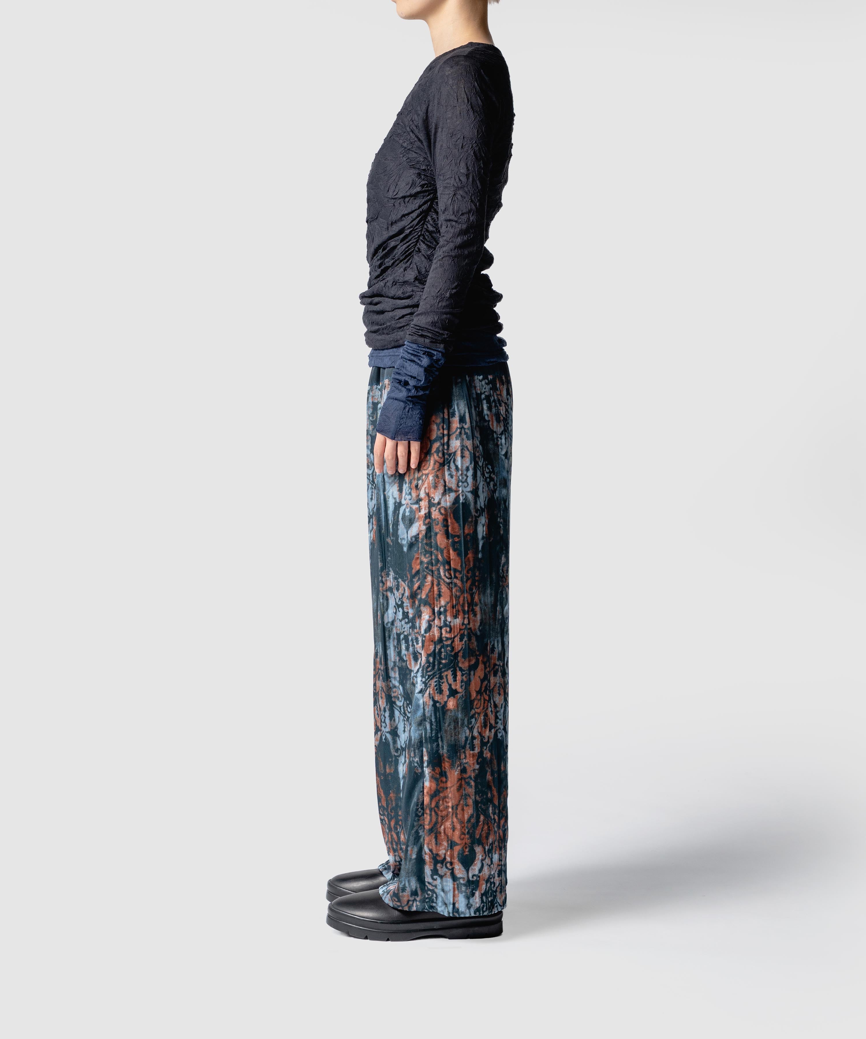 WRINKLE LONG SLEEVE TOP｜muller of yoshiokubo(ミュラーオブ