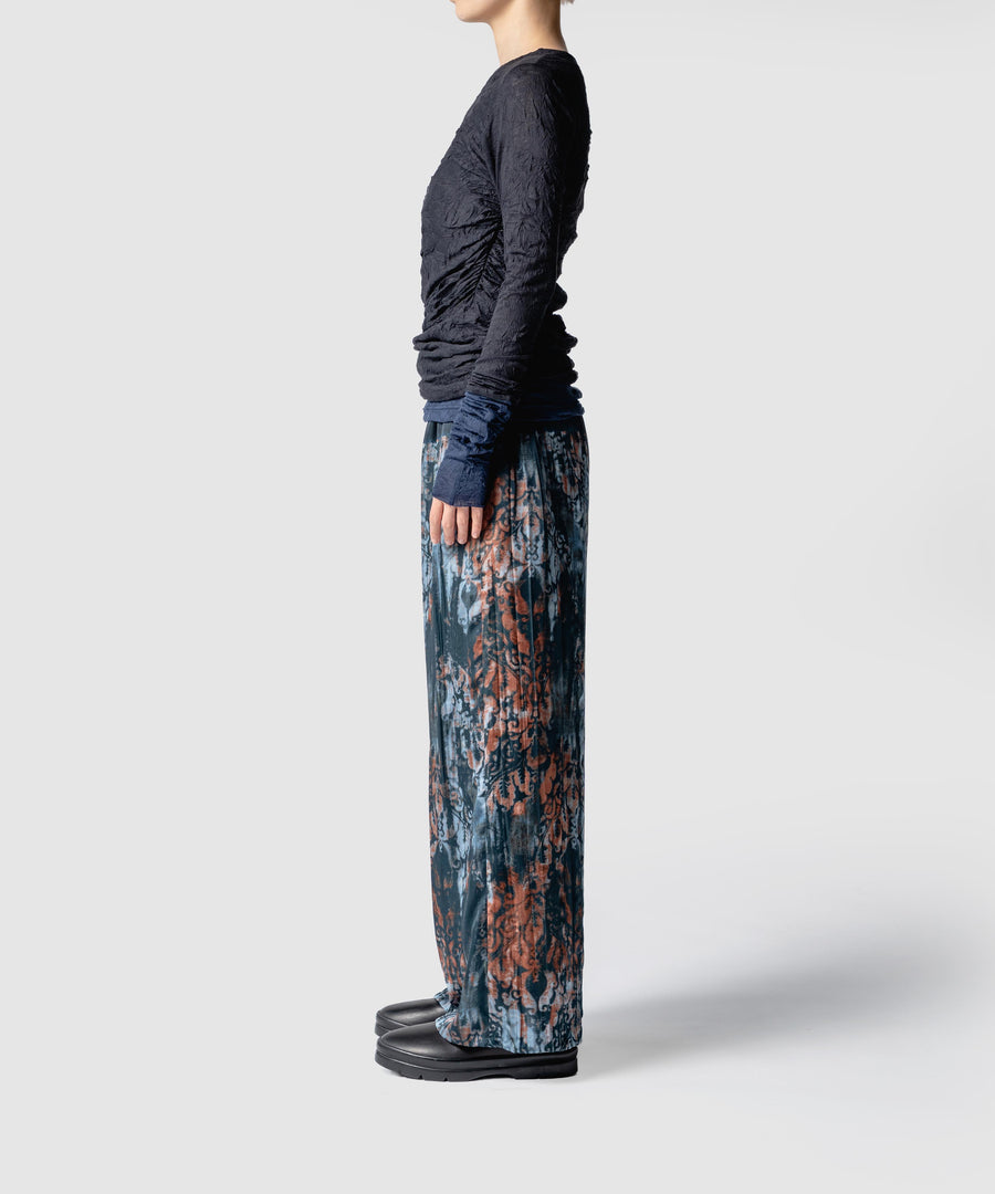 WRINKLE LONG SLEEVE TOP