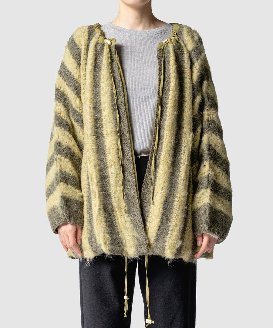 LATTICE MOHAIR BLOUSON