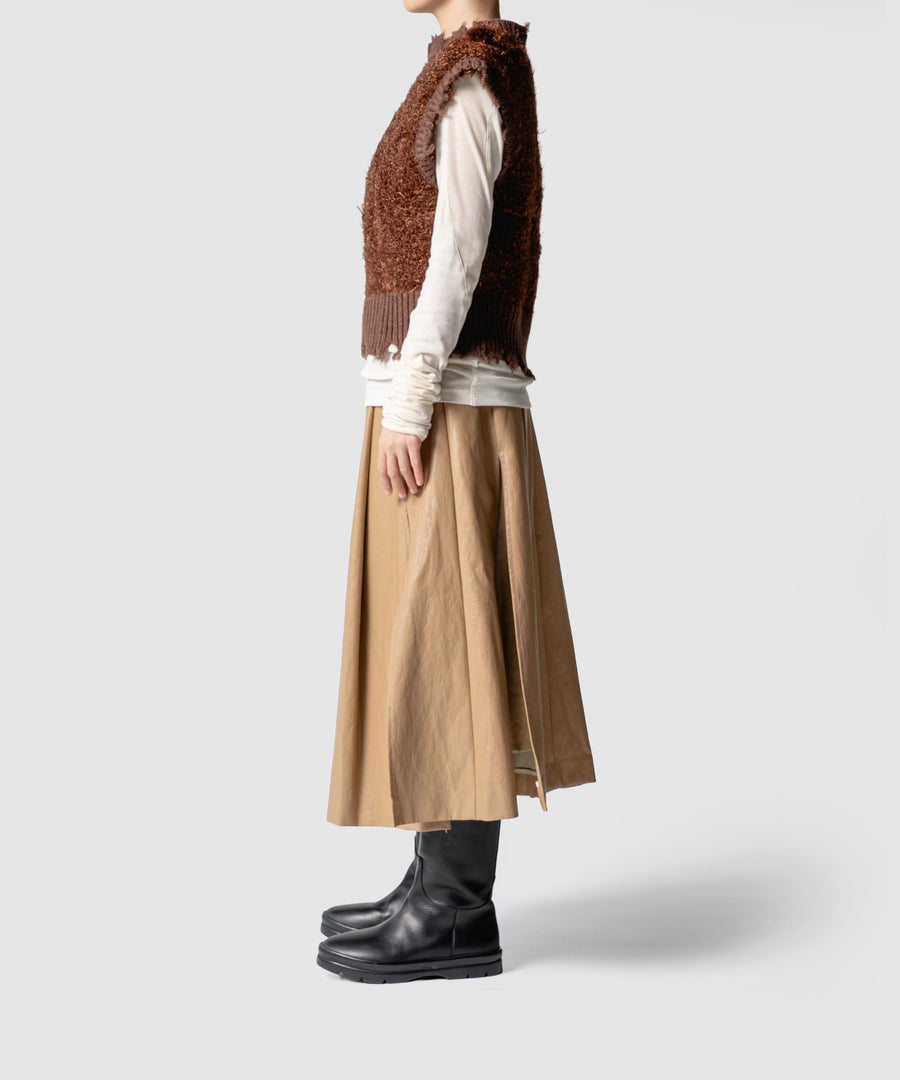 glitter knit vest