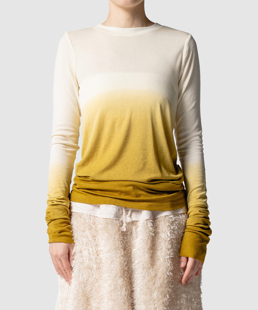 GRADATION LONG SLEEVE TOP