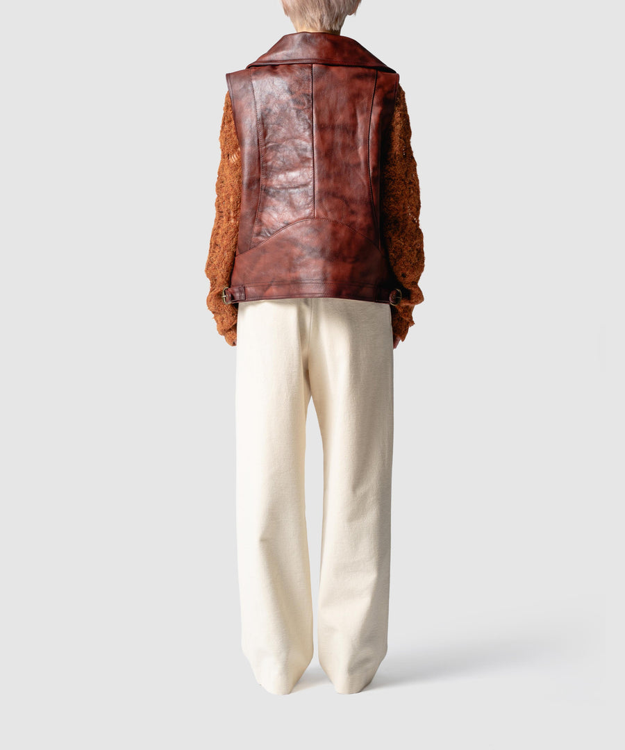 HERILL GOATSUEDE VEST レザーベスト HERILL / Goat suede Vest - IMA:ZINEオンラインストア｜大阪