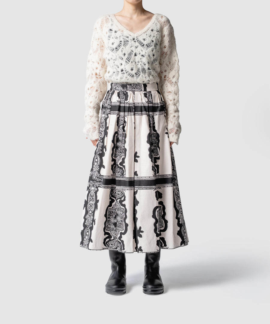 ARABESQUE GATHER SKIRT