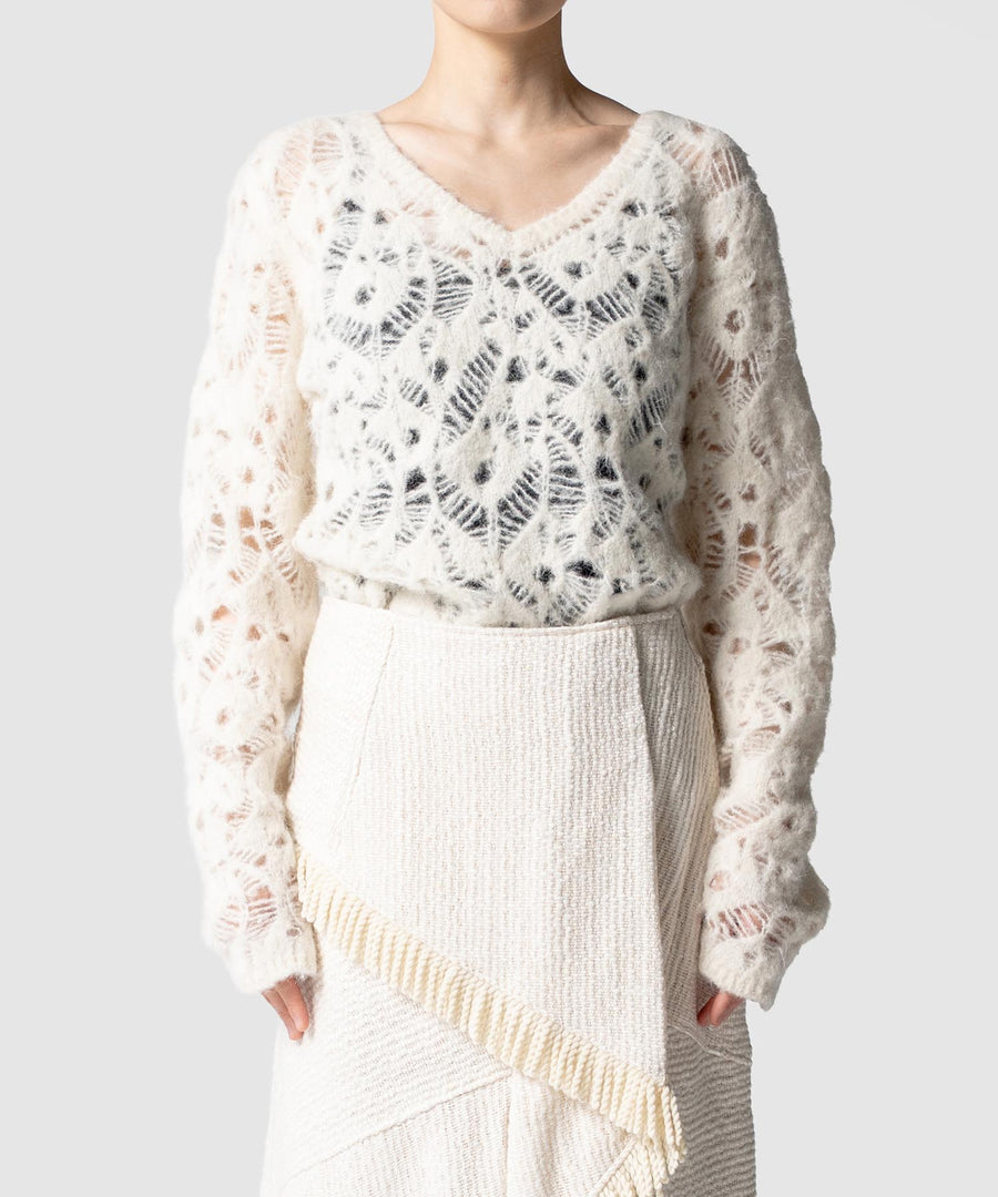 MOHAIR LACE BODY SUIT