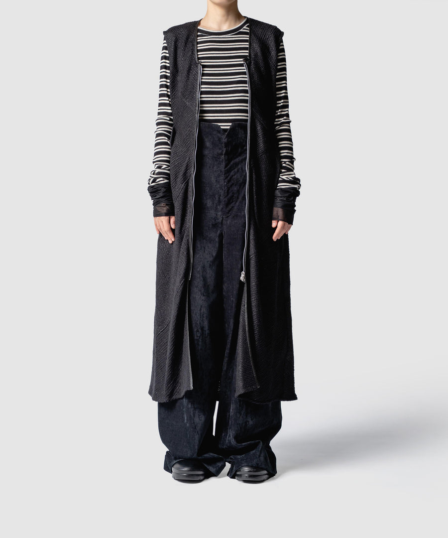 VELVETEEN HIGH WAIST PANTS