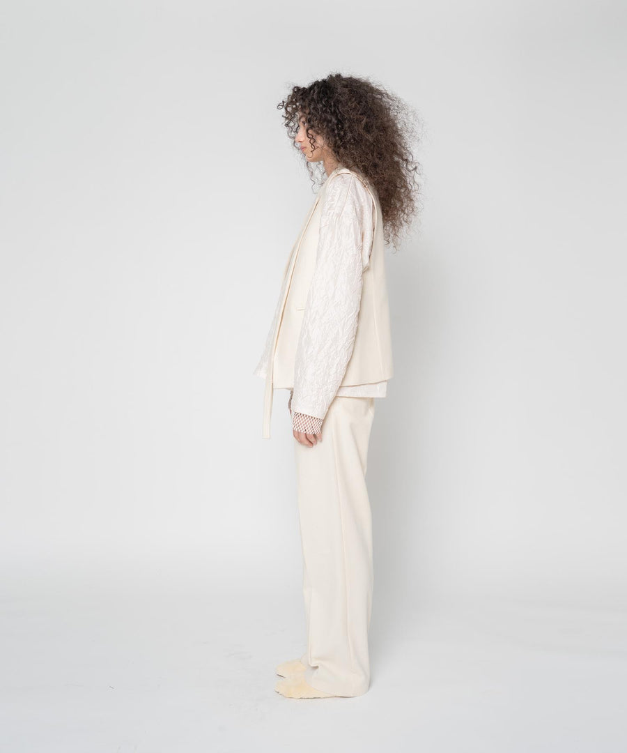 BUMPY WOOL VEST