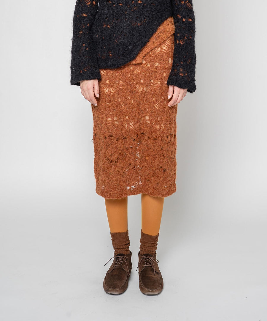 MOHAIR LACE SKIRT