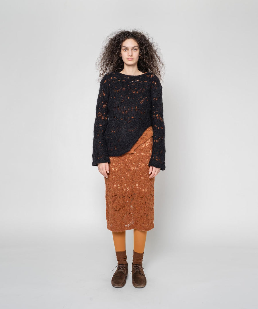 MOHAIR LACE SKIRT