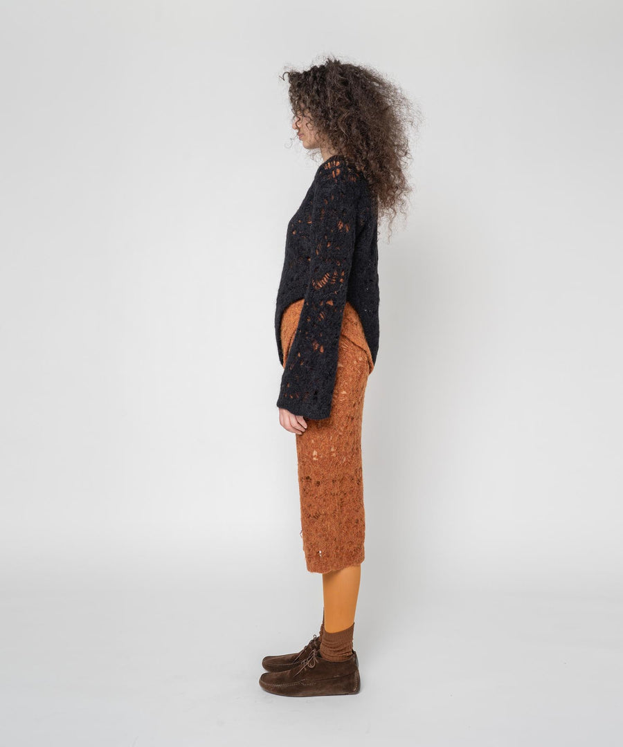 MOHAIR LACE SKIRT