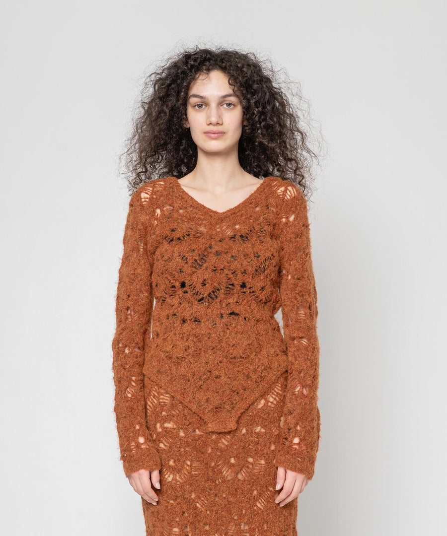 MOHAIR LACE BODY SUIT