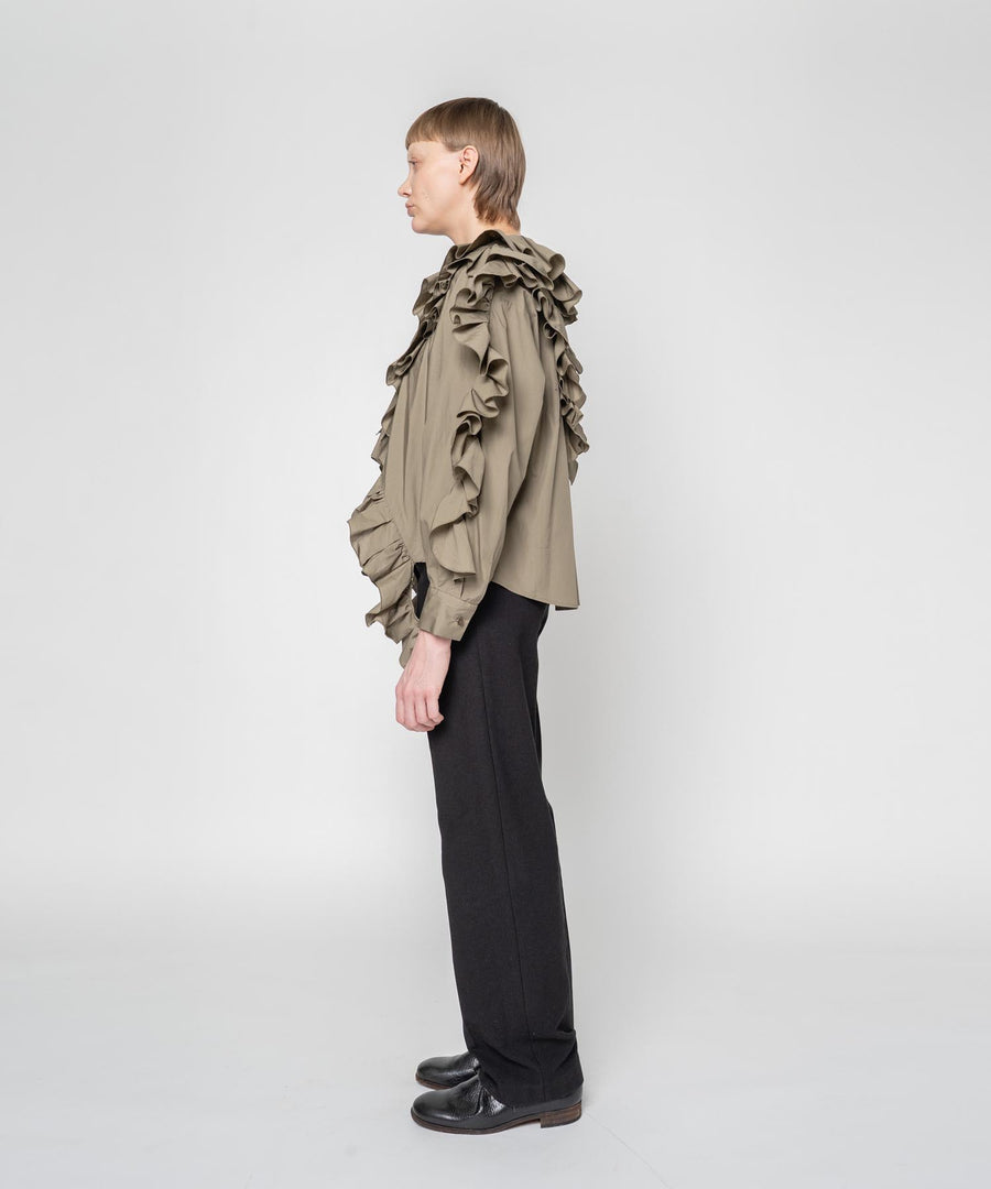 FRILLED BLOUSE
