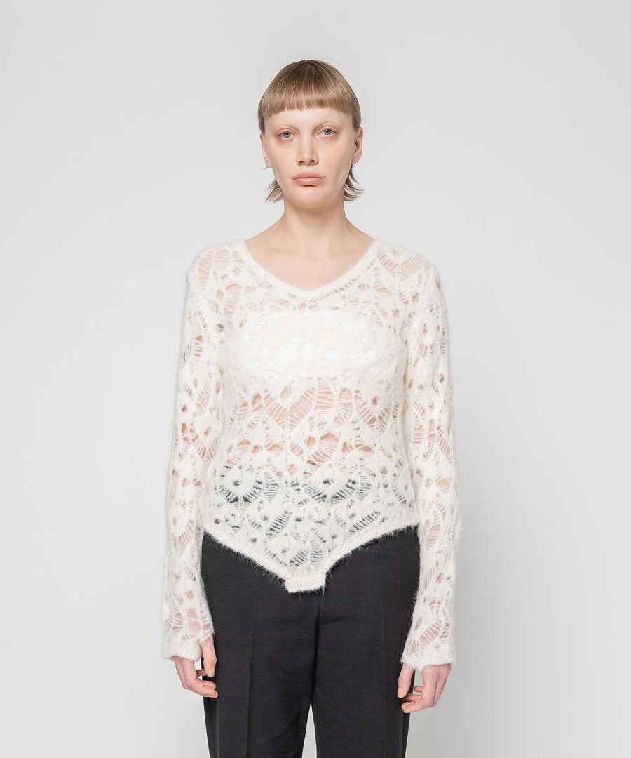 MOHAIR LACE BODY SUIT