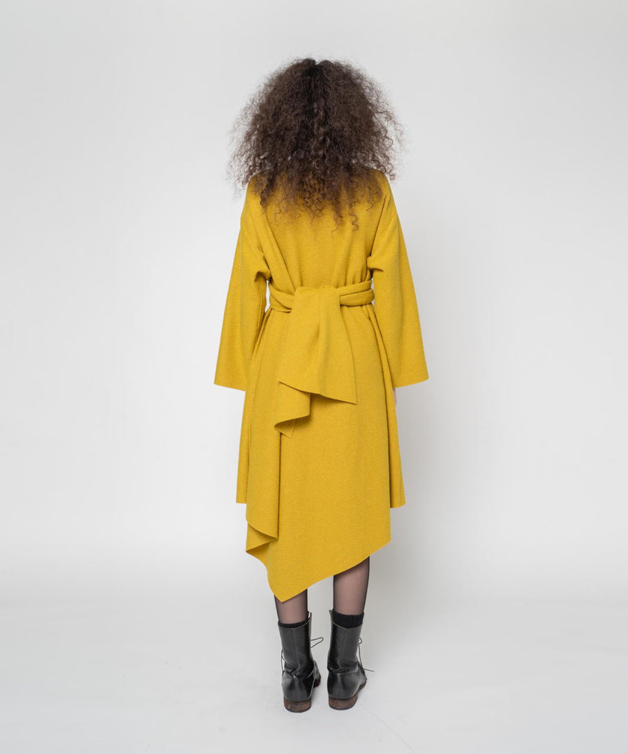 WOOL WRAP DRESS