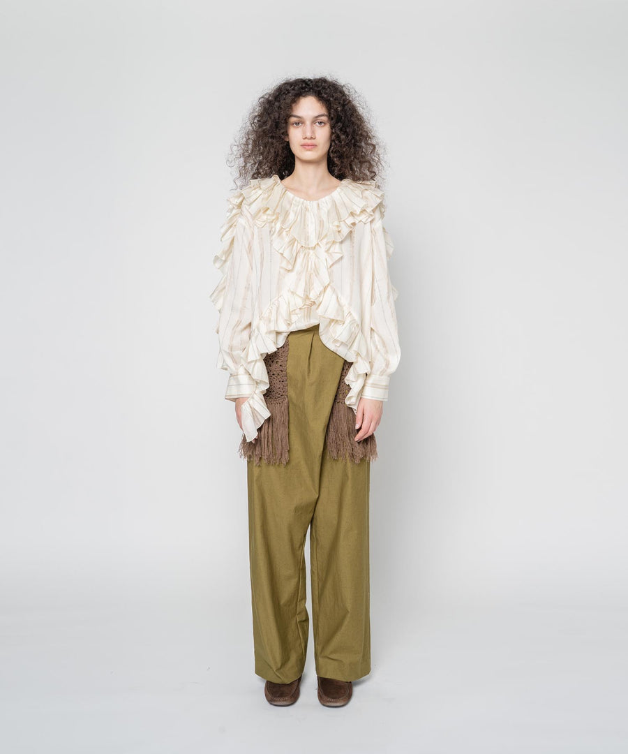FRILLED BLOUSE