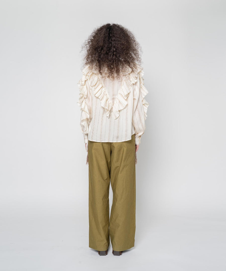 FRILLED BLOUSE