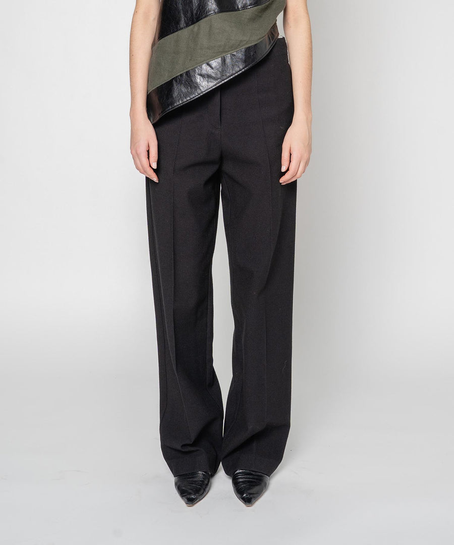 BUMPY WOOL PANTS
