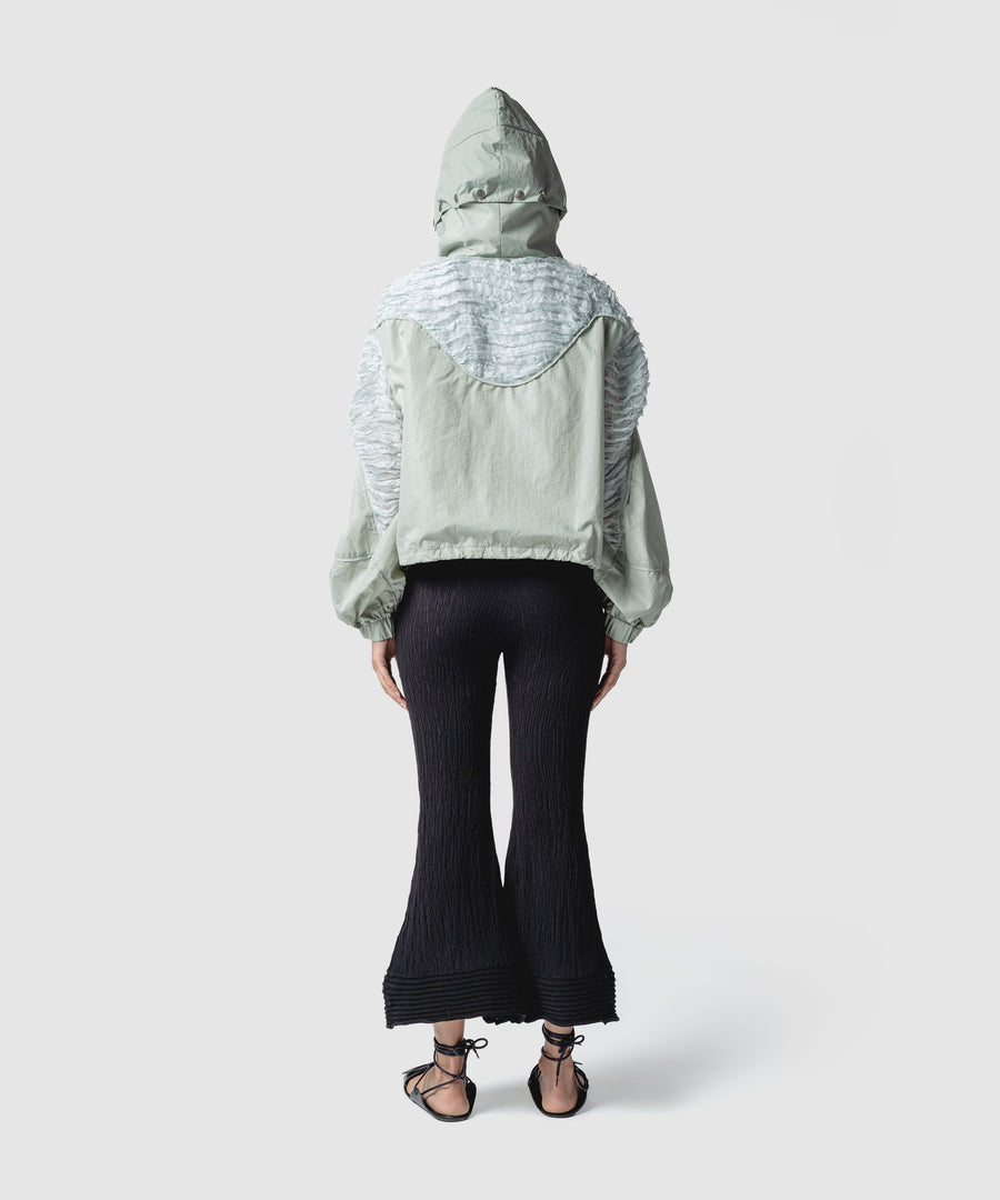 CRINKLED FLARE KNIT PANTS｜muller of yoshiokubo(ミュラーオブ