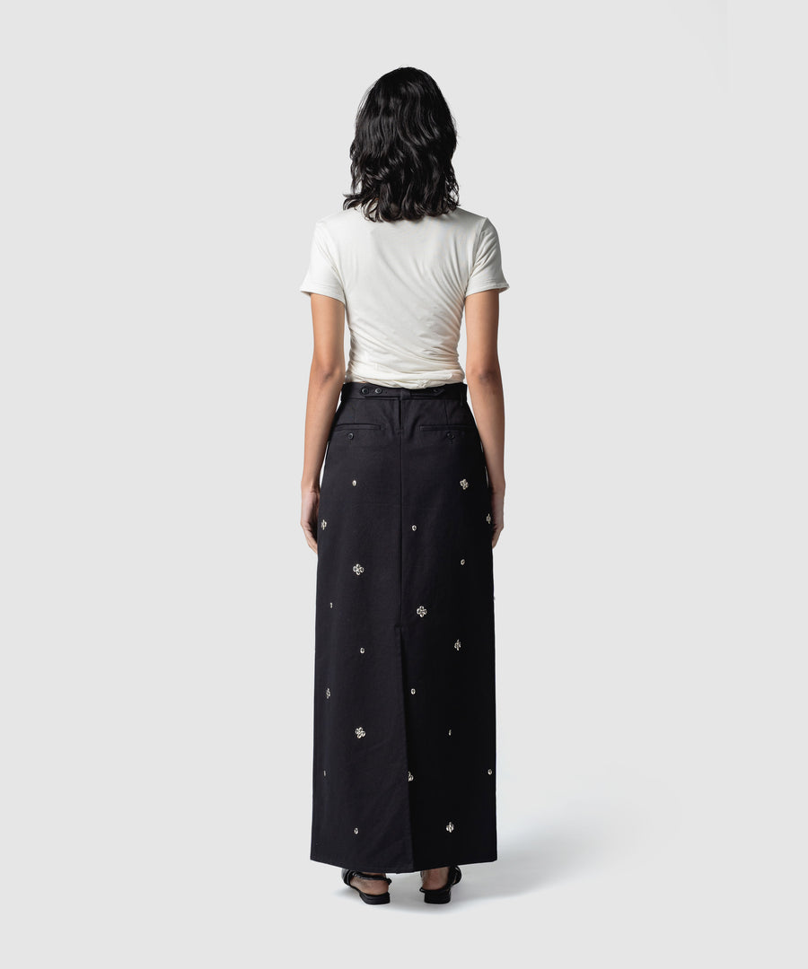 METAL BEANS SKIRT｜muller of yoshiokubo(ミュラーオブヨシオクボ