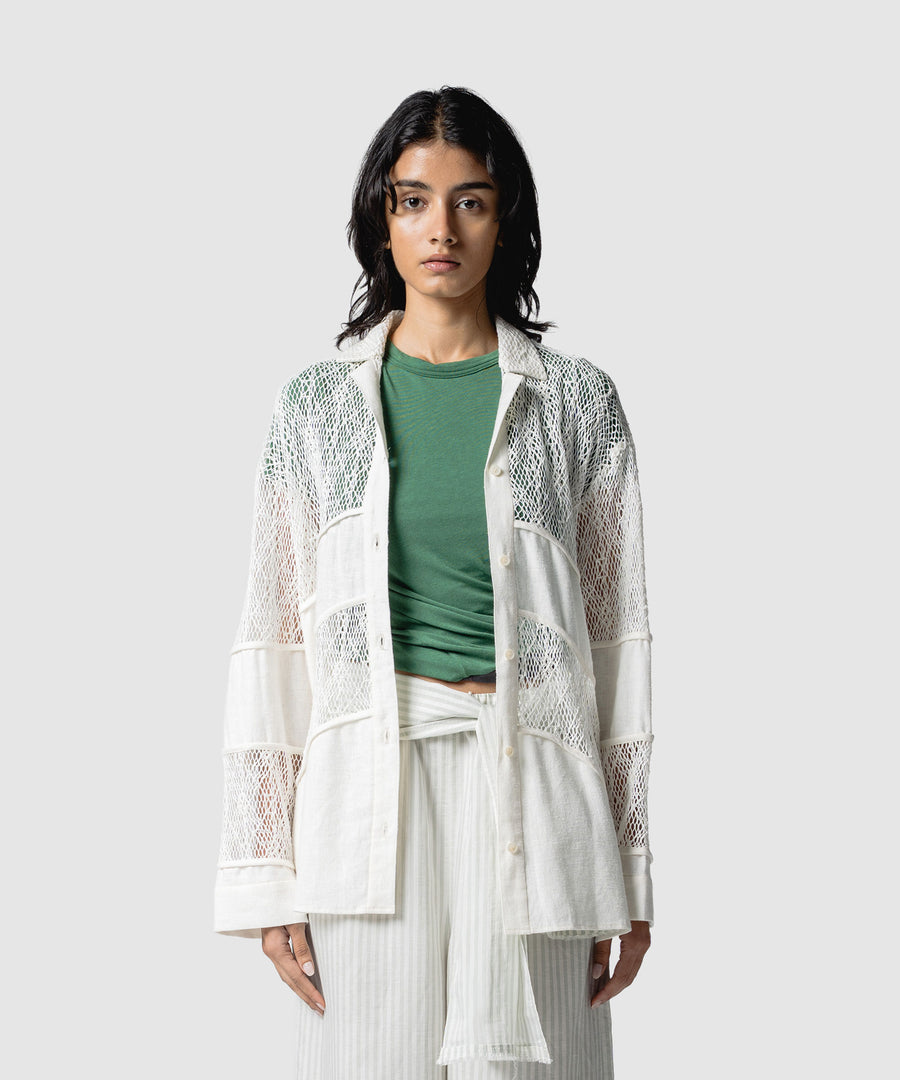 ▼ Sayuri Yamaguchi様オーダーページ△ SPIDERWEB CURVED PANEL SHIRTS｜muller of yoshiokubo(ミュラーオブ