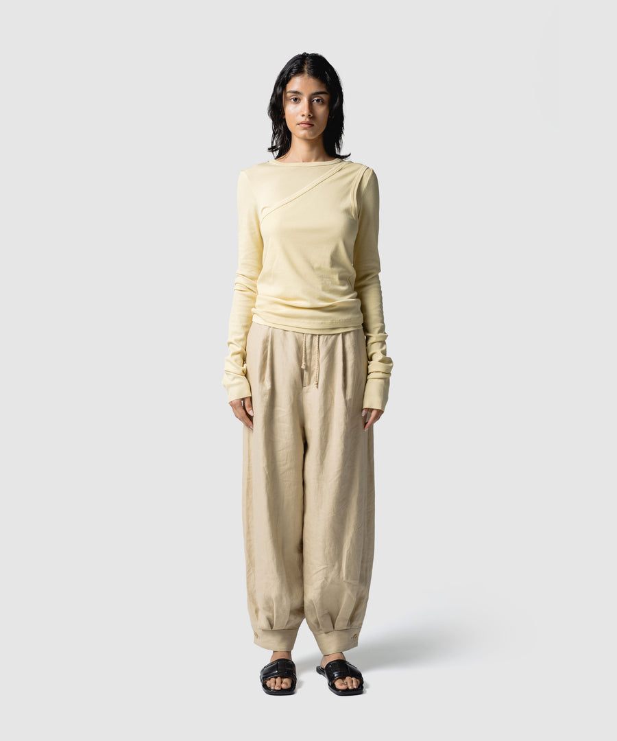 TUCK STITCHED PANTS｜muller of yoshiokubo(ミュラーオブヨシオクボ