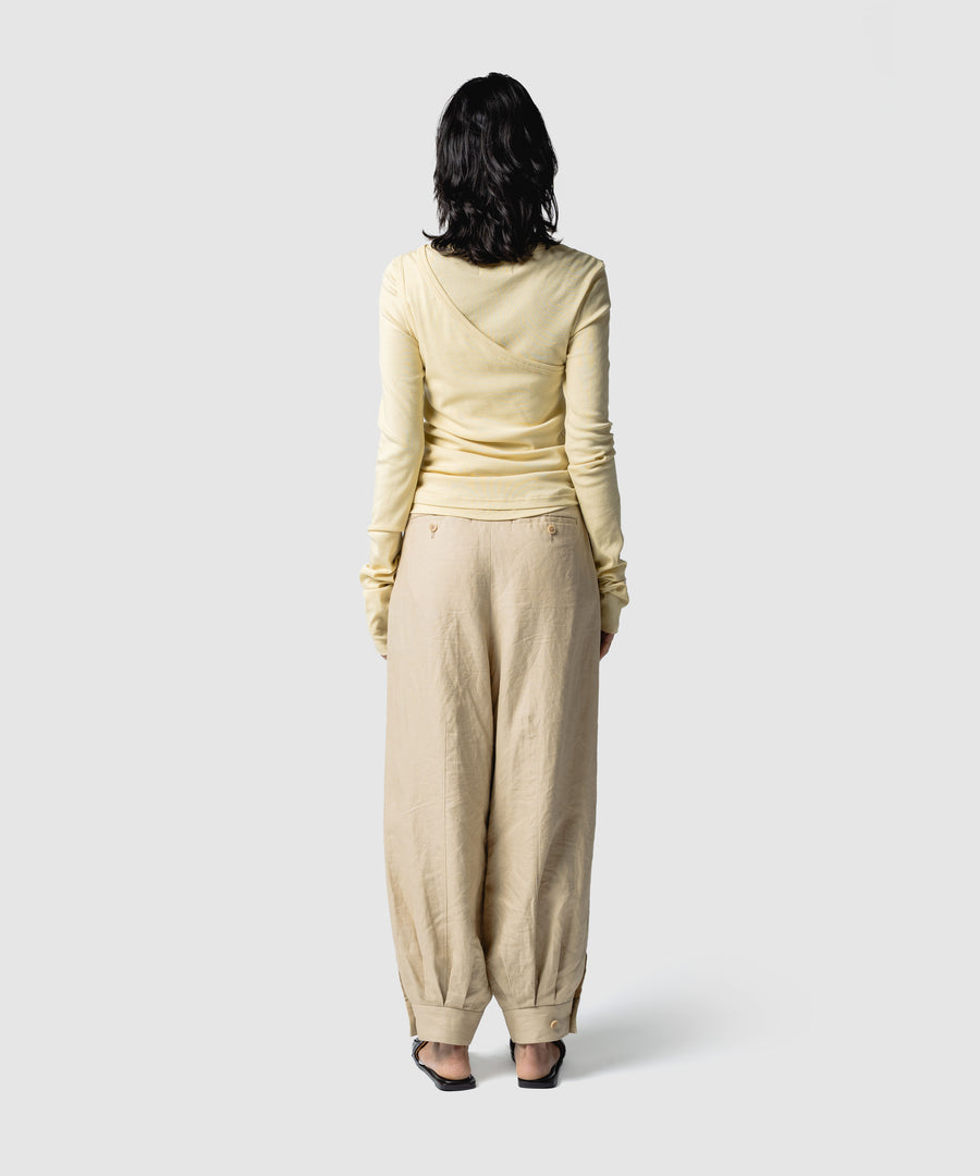 TUCK STITCHED PANTS｜muller of yoshiokubo(ミュラーオブヨシオクボ