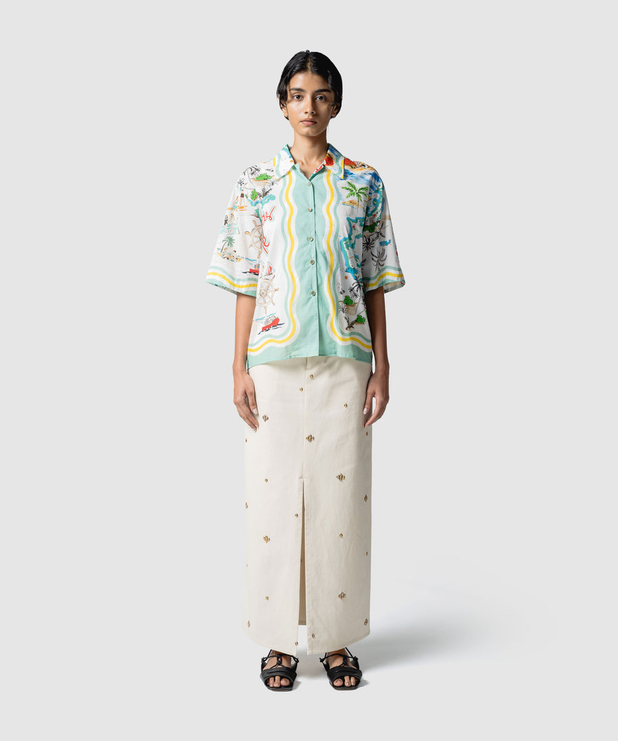 PALMA PANEL SHIRTS｜muller of yoshiokubo(ミュラーオブヨシオクボ 