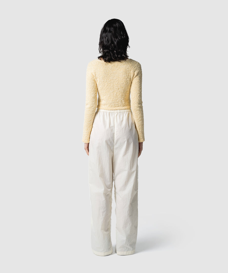 muller of yoshiokubo ヨシオクボ フリンジ ショートパンツ RUFFLE CHIFFON PANTS｜muller of yoshiokubo(ミュラーオブヨシオクボ