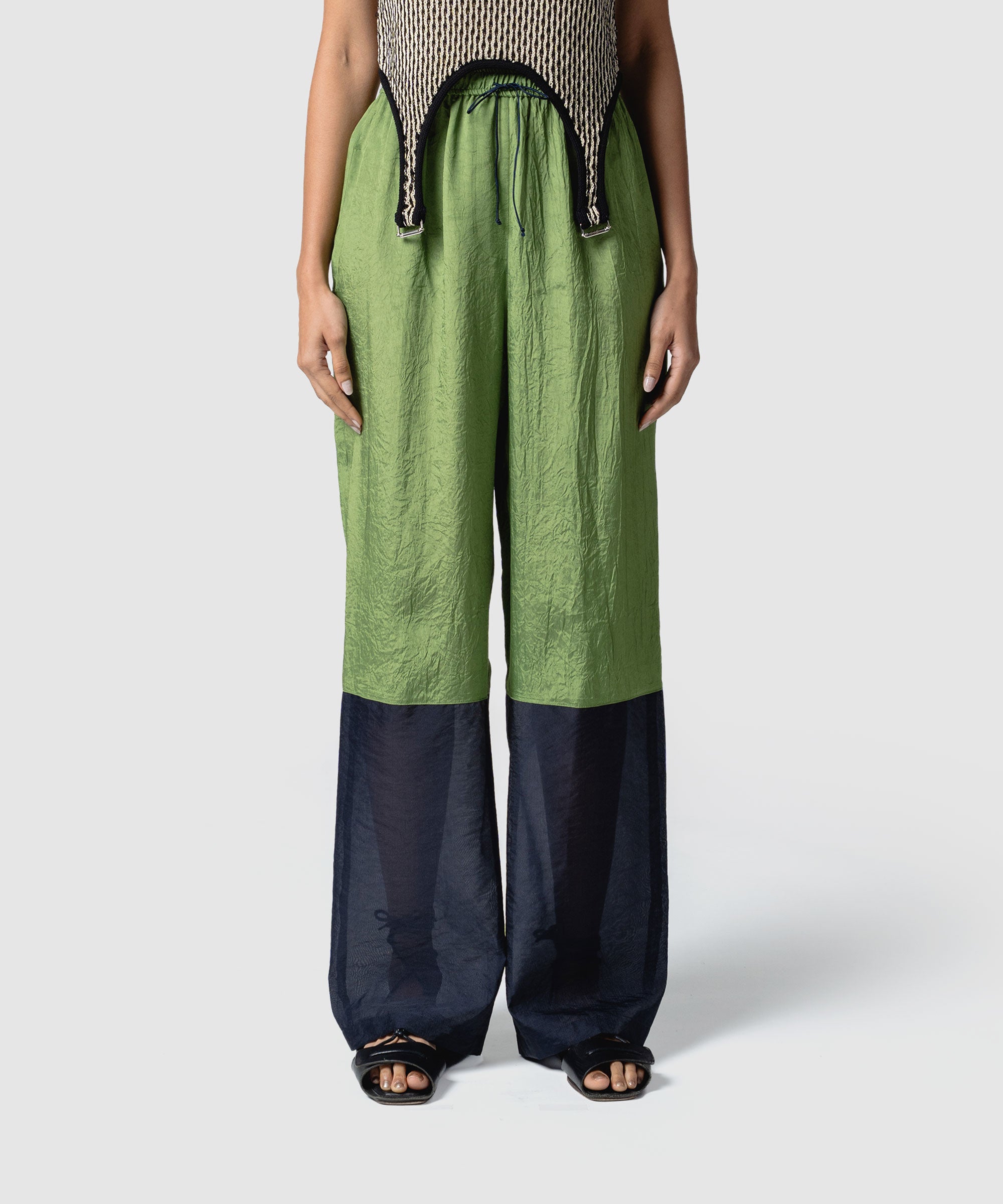 WRINKLES PANELED PANTS｜muller of yoshiokubo(ミュラーオブ