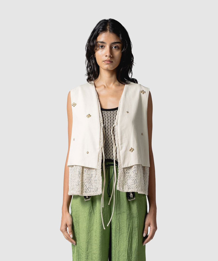 METAL BEANS VEST｜muller of yoshiokubo(ミュラーオブヨシオクボ)公式通販