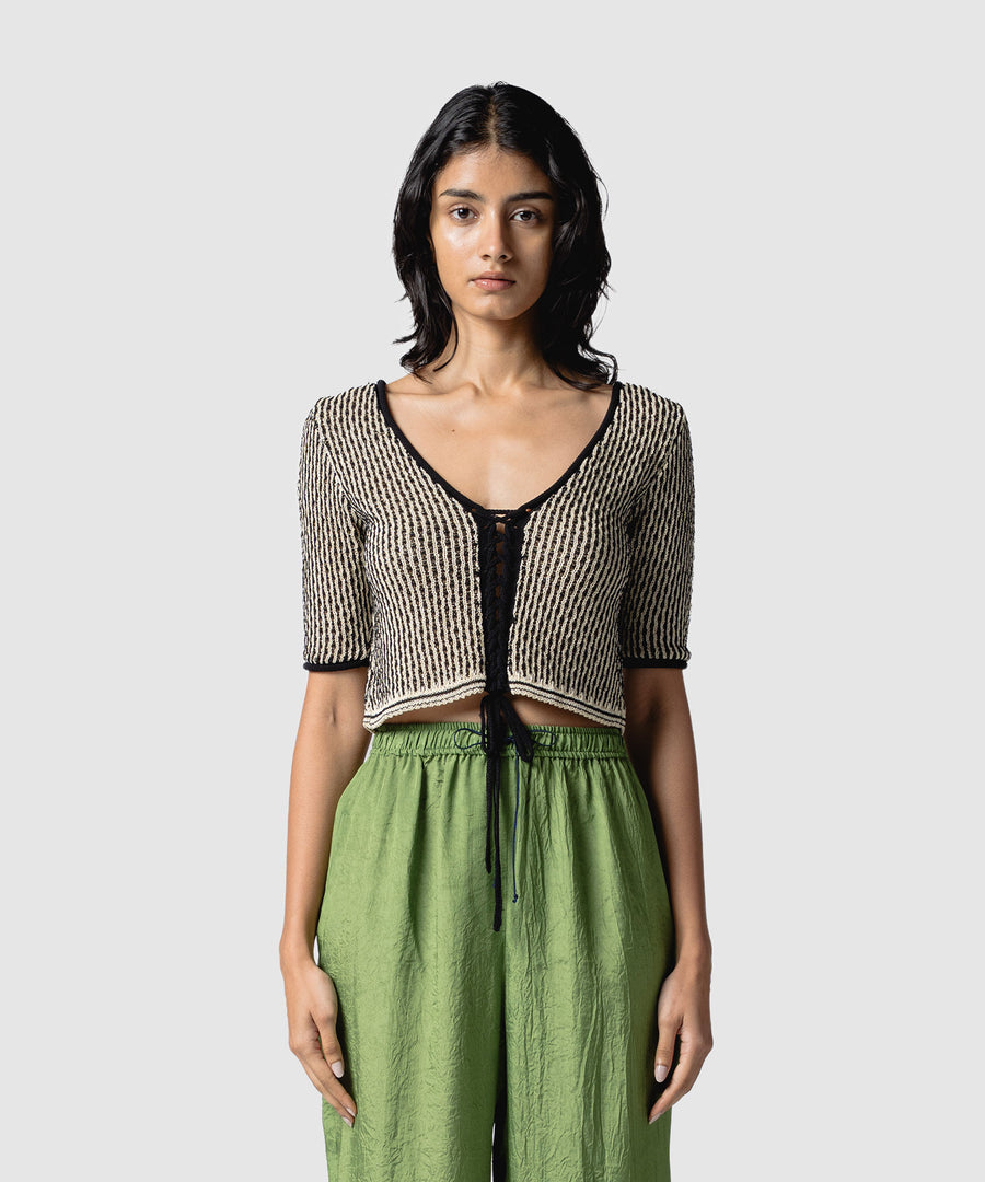 トップス yo BIOTOP ribbon yarn knit BIOTOP(ビオトープ) / 【ё