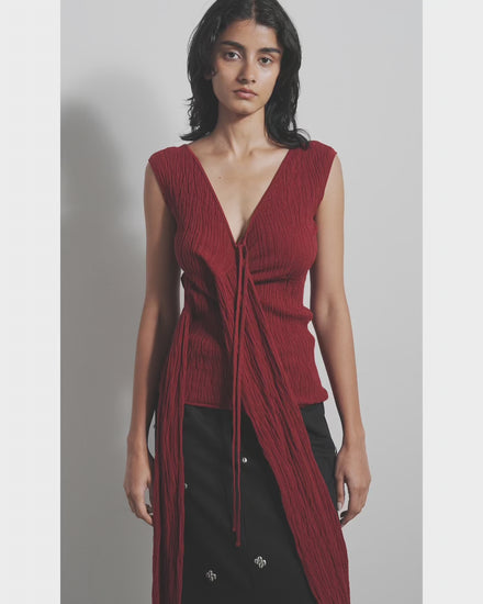 その他 HermosoLago CRINKLED SLEEVELESS KNIT｜muller of yoshiokubo(ミュラーオブ
