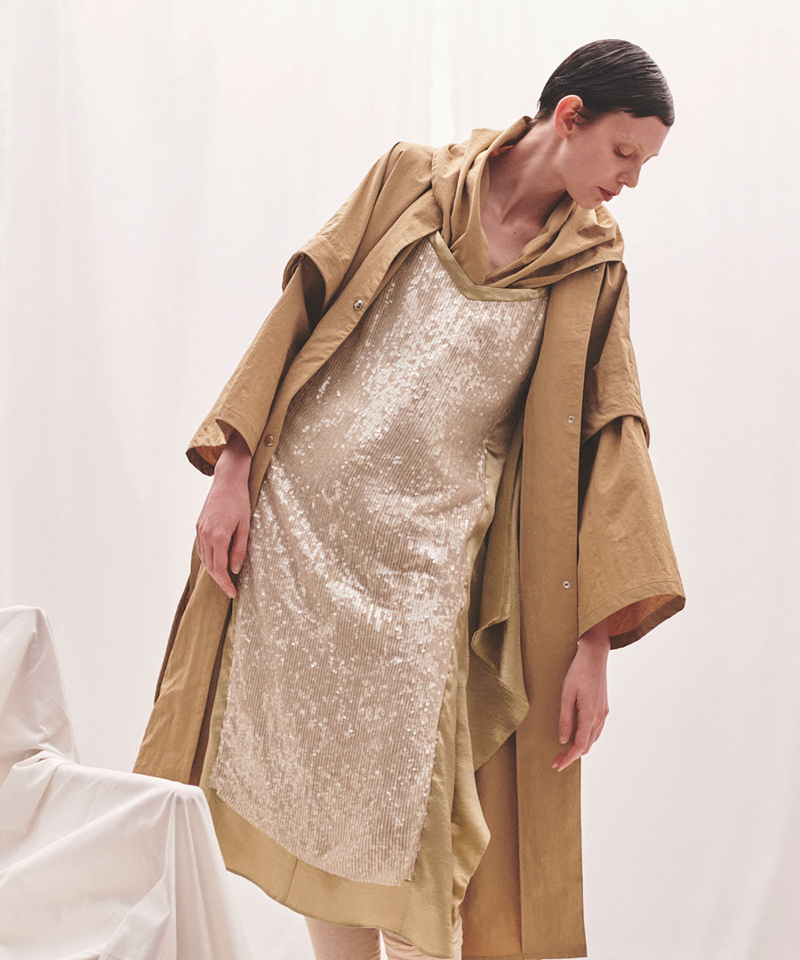 【残り1点】BACK QUILT PONCHO